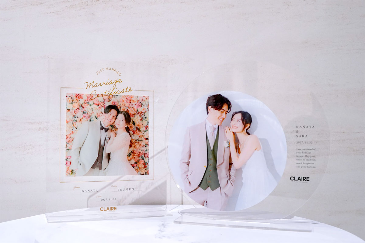 アイテム | 結婚写真 | クレールブライダルスタジオ | フォト