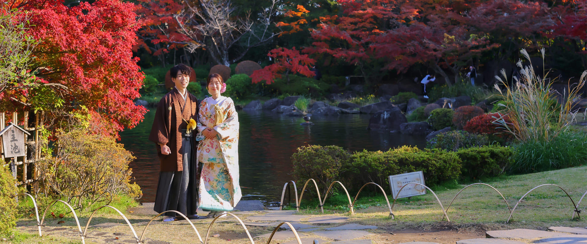 平成庭園（行船公園）のフォトウェディング・前撮り