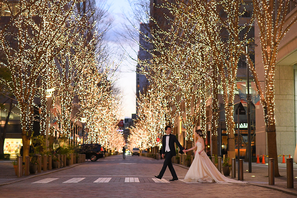 21 冬イルミネーション 結婚写真ならクレール Claire 東京 大阪